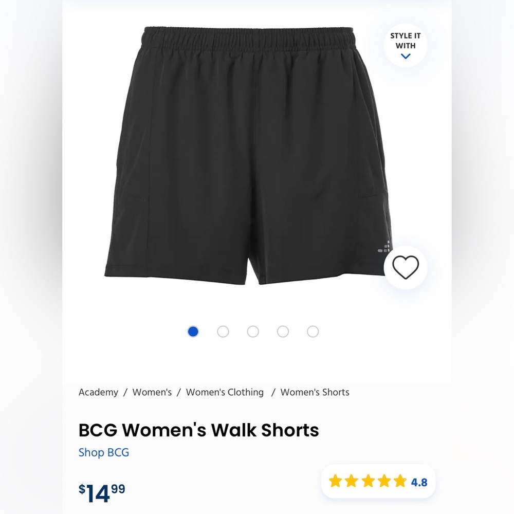 BCG Women’s Walk Shorts